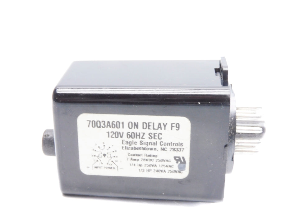 EAGLE SIGNAL 70Q3A601 120V 7A 0.05-1.0S UNMP