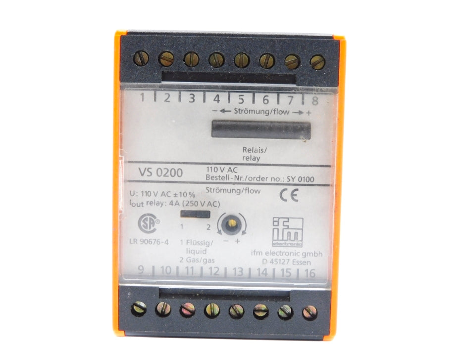 IFM EFECTOR VS0200 SY0100 110VAC 4A NSNP