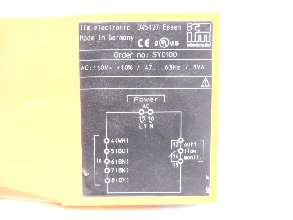 IFM EFECTOR VS0200 SY0100 110VAC 4A NSNP