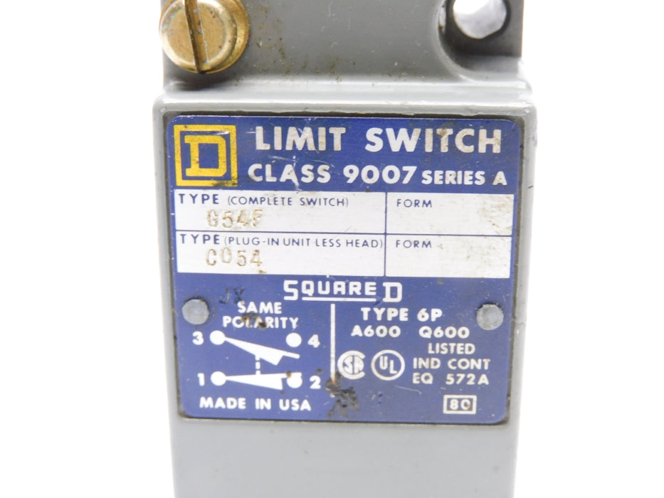 SQUARE D 9007C54F SER. A UNMP