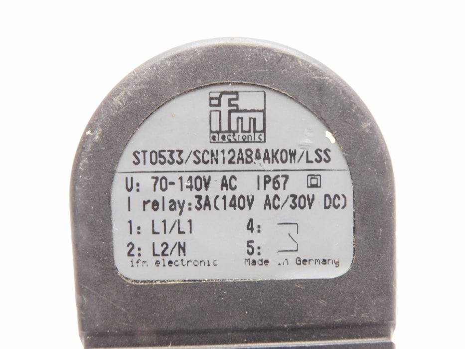 IFM EFECTOR SCN12ABAAKOW/LSS STO533 UNMP