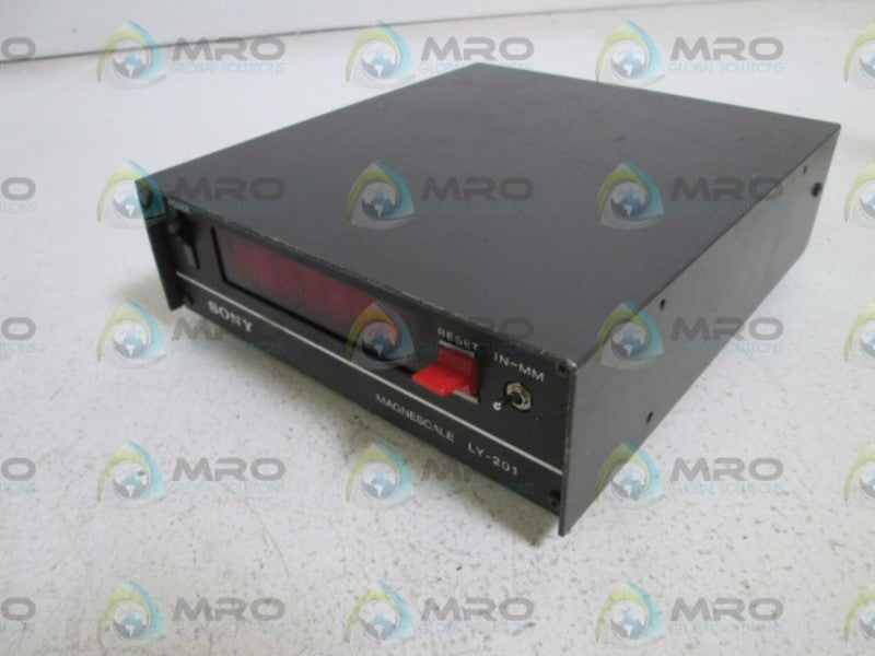 SONY MAGNESCALE DISPLAY LY-201 (NO POWER CORD) UNMP