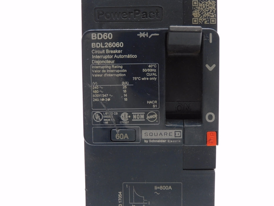 SQUARE D BDL26060 60A 480/240V NSNP