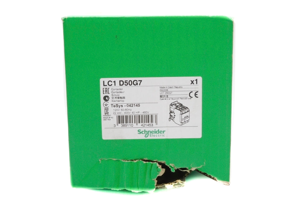 SCHNEIDER ELECTRIC LC1D50G7 120V NSMP