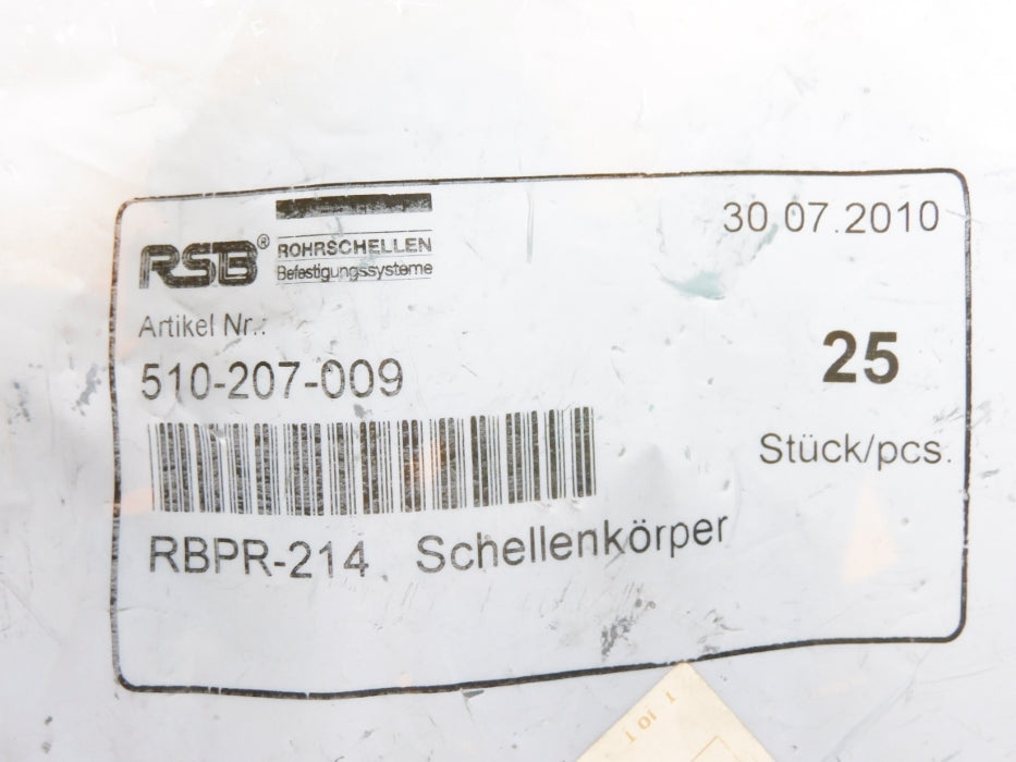 RSB 510-207-009 RBPR-214 (PKG OF 25) NSMP