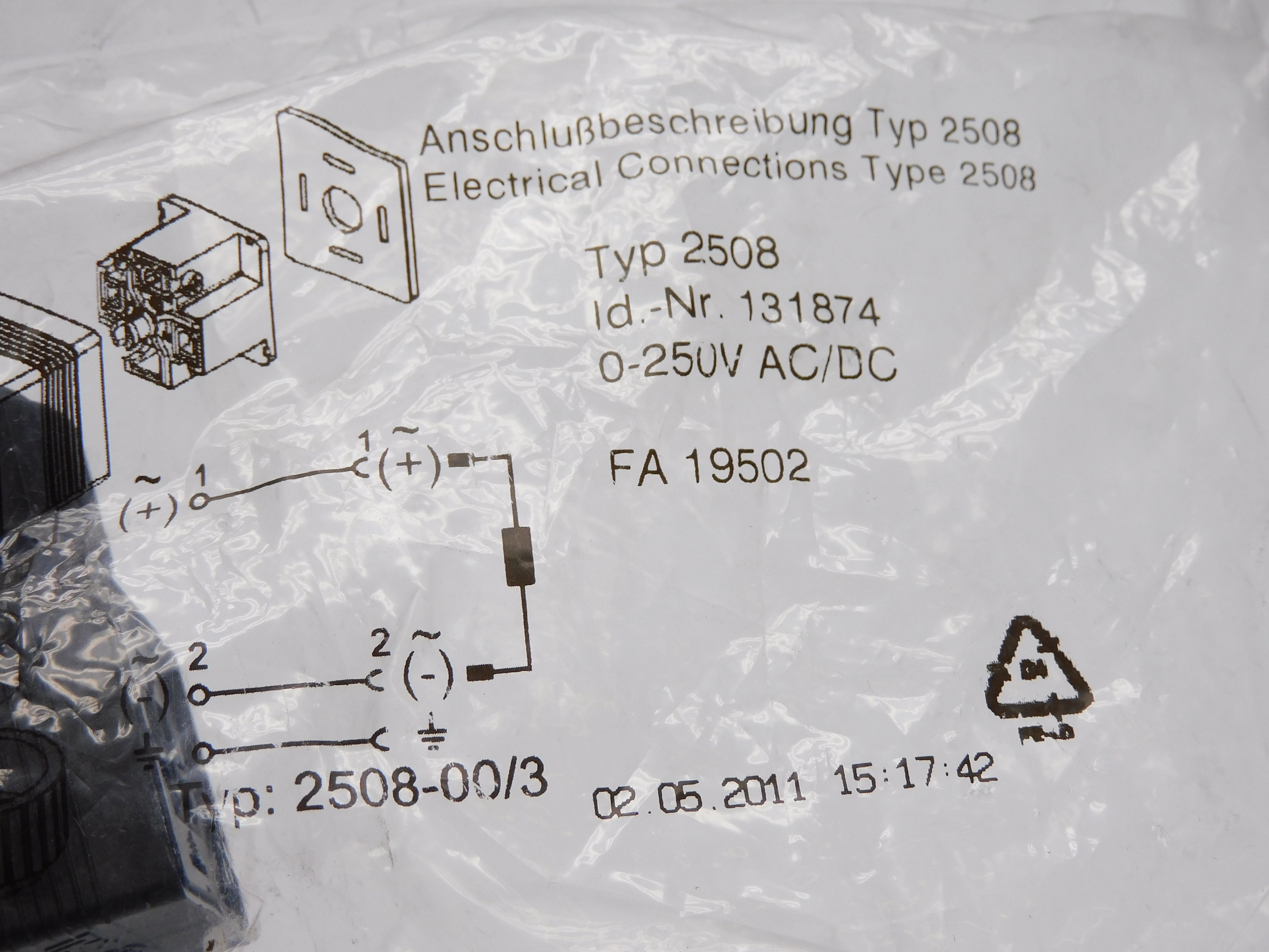 CONNECTOR 2508-00/3 NSMP
