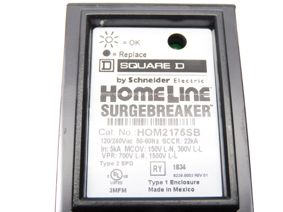 SQUARE D HOM2175SB 120/240VAC NSMP