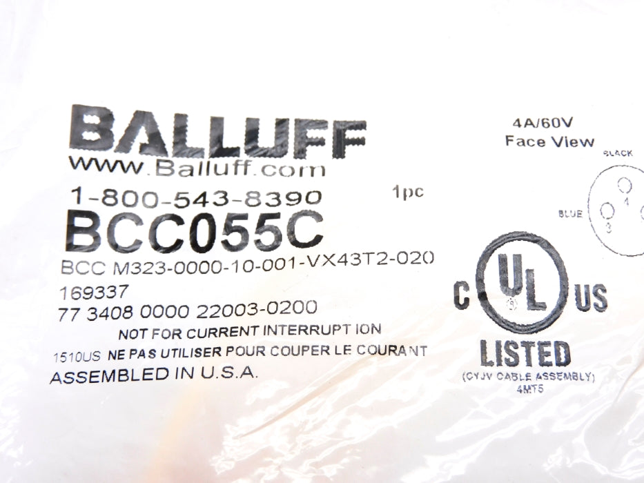BALLUFF BCCM323-0000-10-001-VX43T2-020 BCC055C NSMP