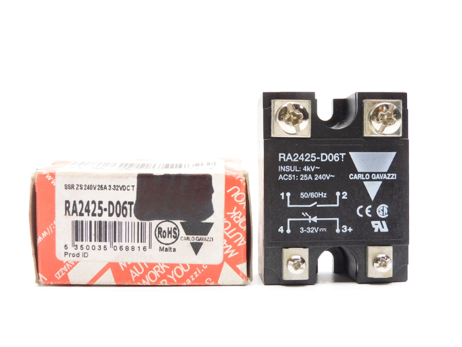 CARLO GAVAZZI RA2425-D06T 3-32VDC 25A NSMP