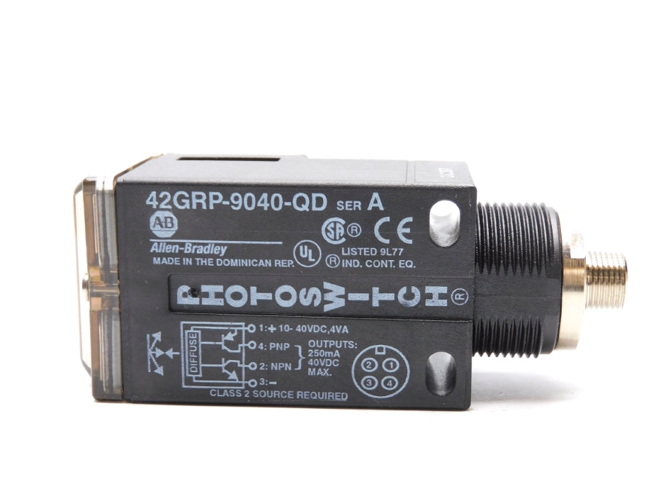 ALLEN BRADLEY 42GRP-9040-QD SER. A 10-40VDC (GY/BL) NSMP