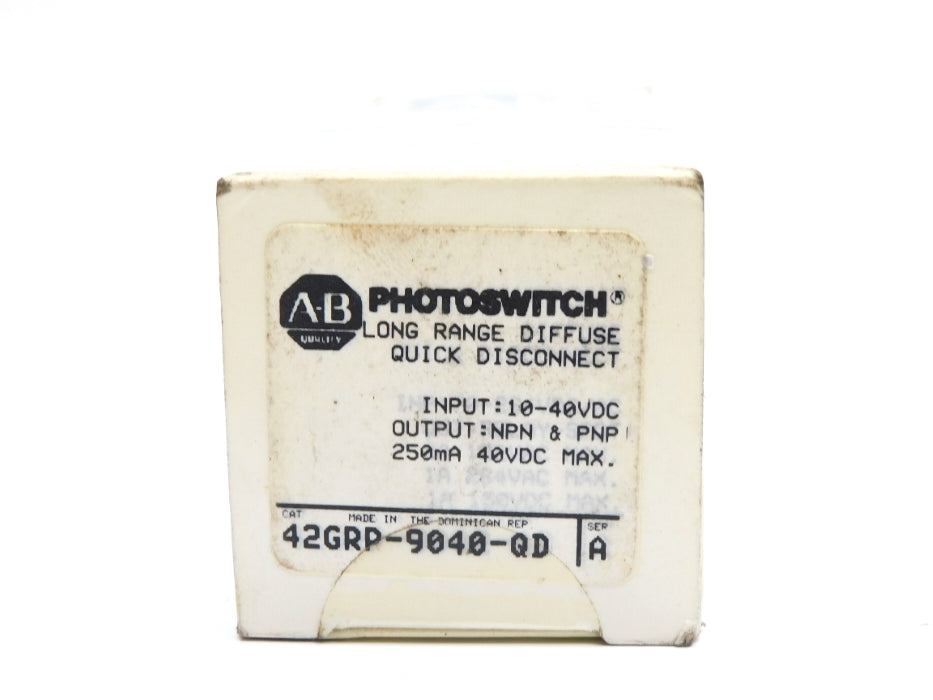 ALLEN BRADLEY 42GRP-9040-QD SER. A 10-40VDC (GY/BL) NSMP