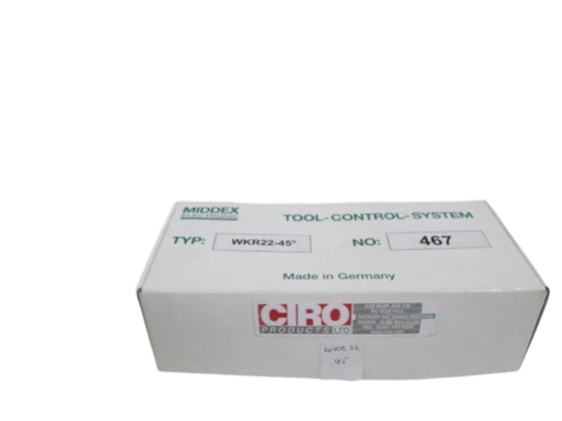 MIDDEX ELECTRONIC SENSOR WKR22-45 DEGREES NO. 467 NSMP