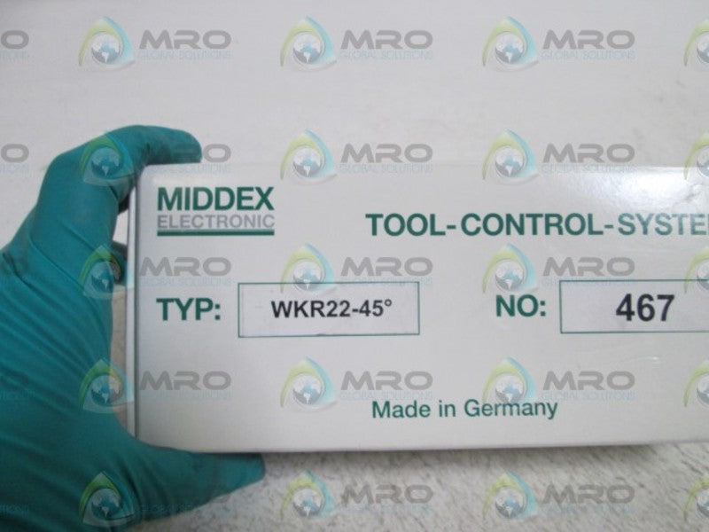MIDDEX ELECTRONIC SENSOR WKR22-45 DEGREES NO. 467 NSMP