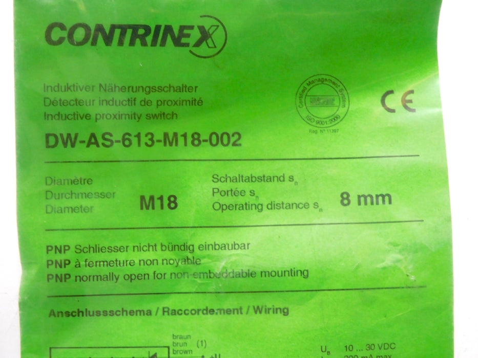 CONTRINEX DW-AS-613-M18-002 NSMP