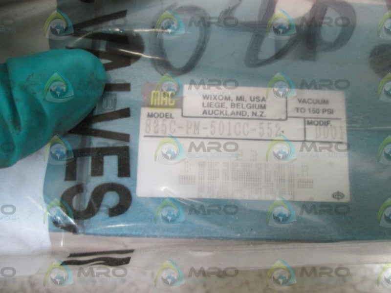 MAC VALVE 825C-PM-501CC-552 NSMP