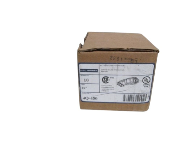 LOT OF 10 O-Z/GEDNEY CONNECTOR 4Q-450 NSMP