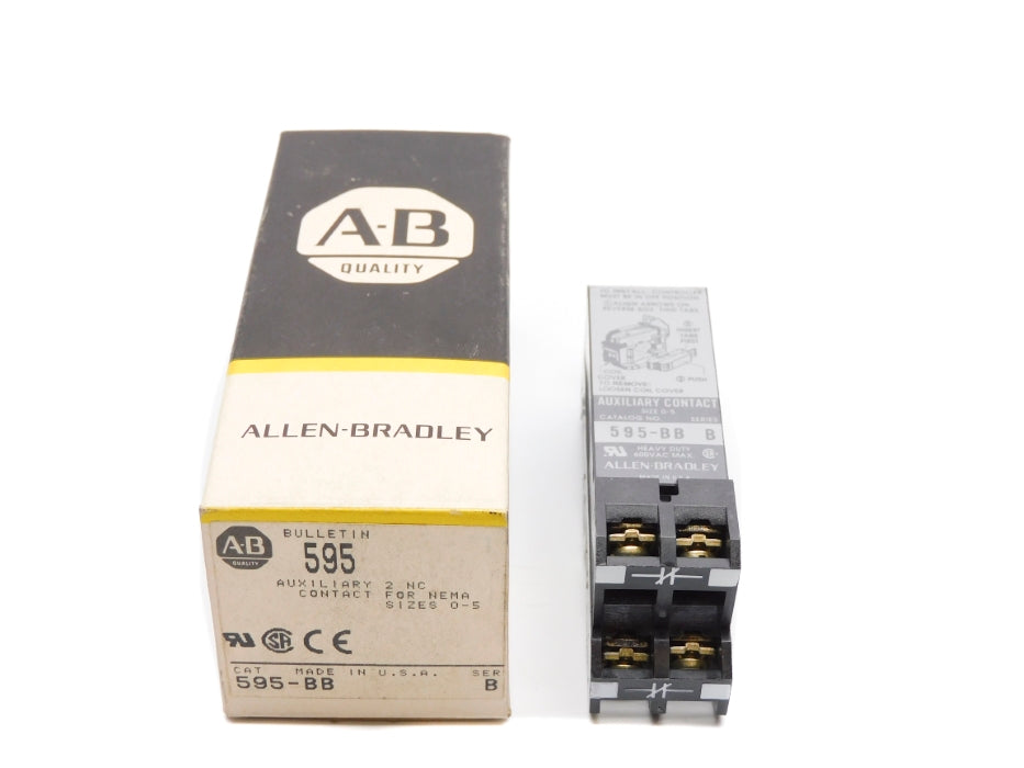 INDUSTRIAL SPARE PART 595-BB SER. B 600VAC (BK/YL) NSMP