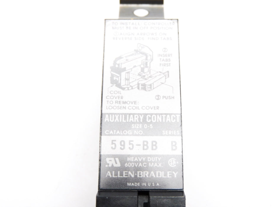 INDUSTRIAL SPARE PART 595-BB SER. B 600VAC (BK/YL) NSMP