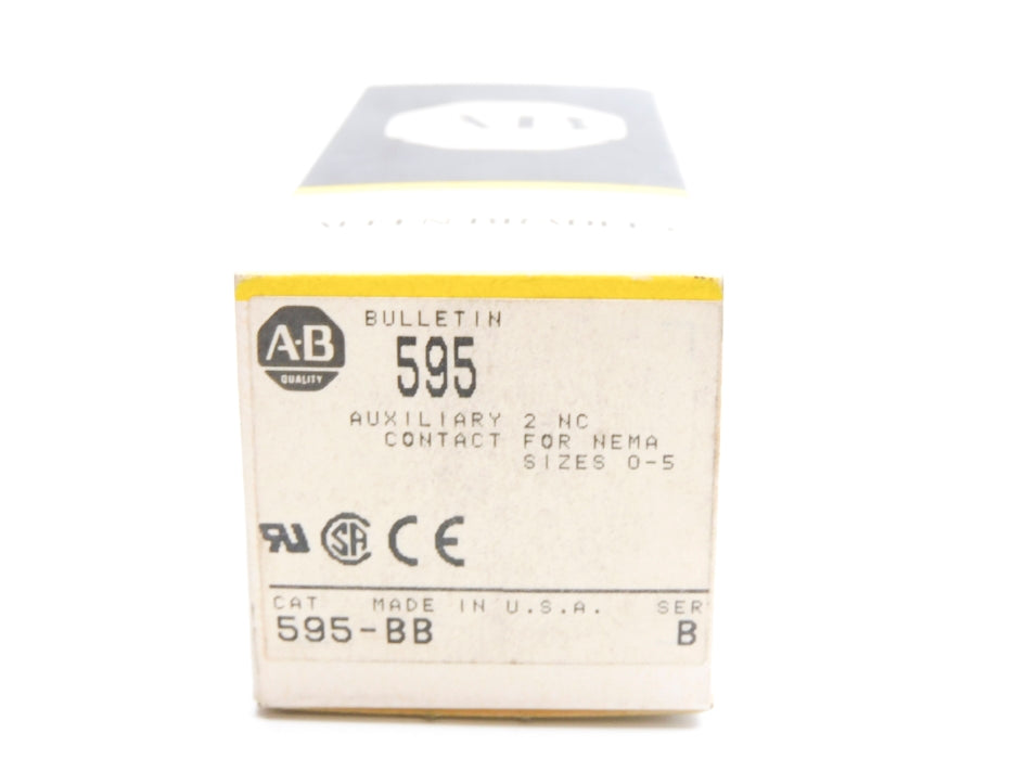 INDUSTRIAL SPARE PART 595-BB SER. B 600VAC (BK/YL) NSMP