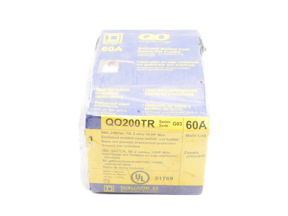 SQUARE D QO200TR SER. G03 240VAC 60A NSMP