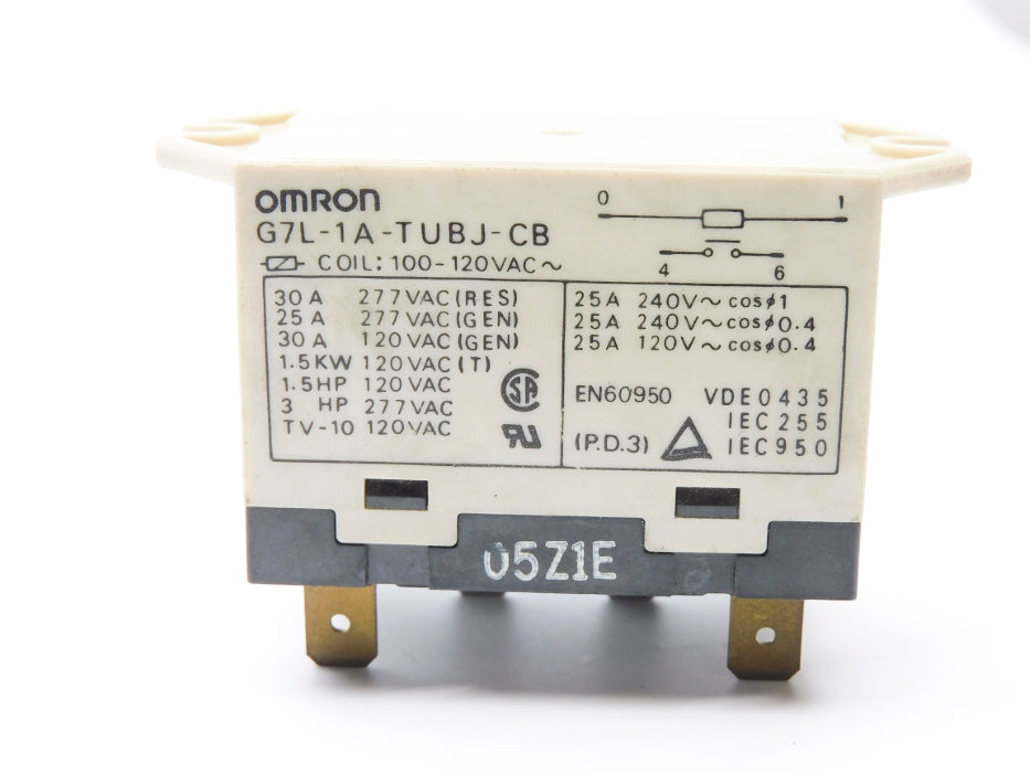 OMRON G7L-1A-TUBJ-CB 100-120VAC 30A UNMP