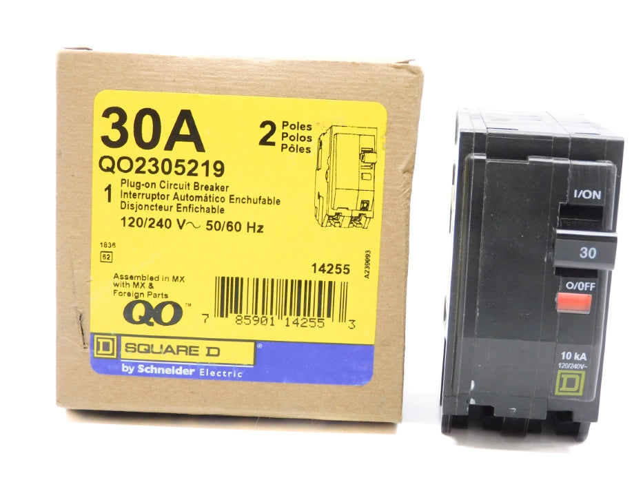 SQUARE D QO2305219 30A 120/240V NSMP