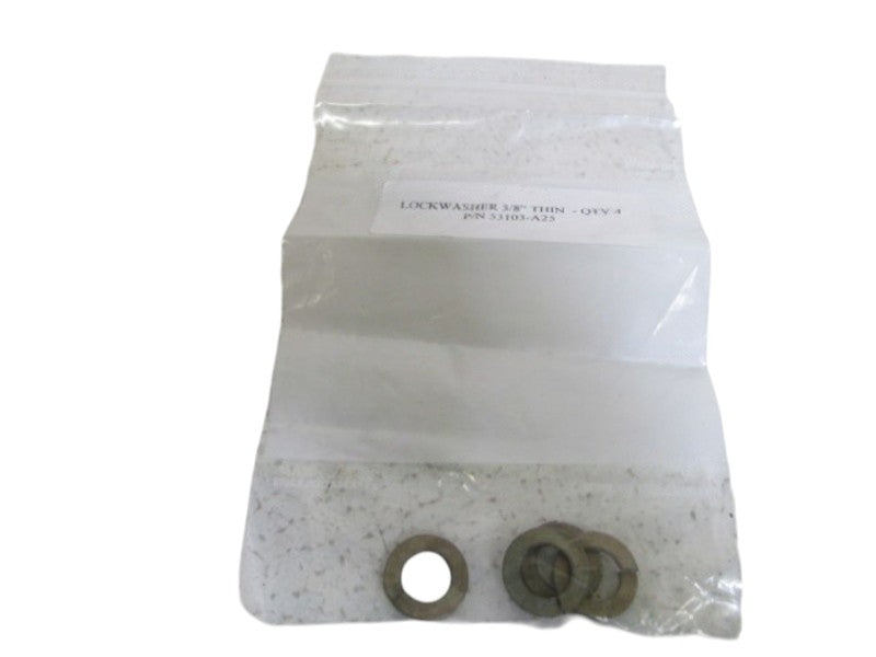 LOT OF 4 LOCKWASHER 3/8" THIN 53103-A25 NSNP IN BAG