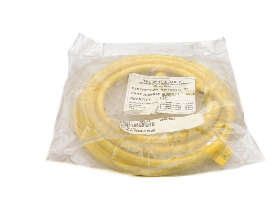 TPC WIRE & CABLE CG14D29F012 NSMP