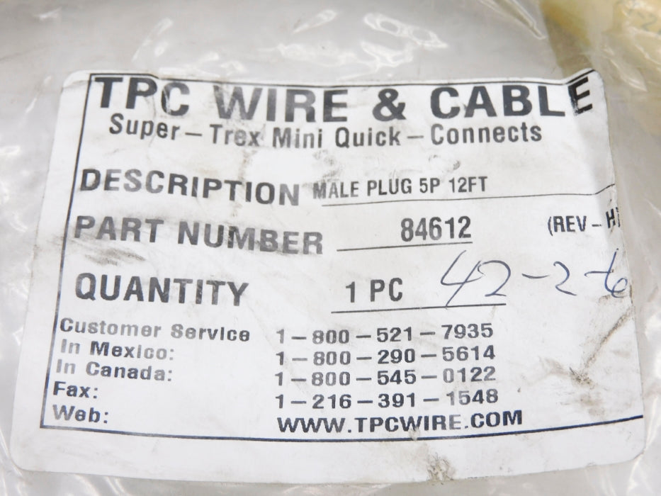 TPC WIRE & CABLE 84612 NSMP
