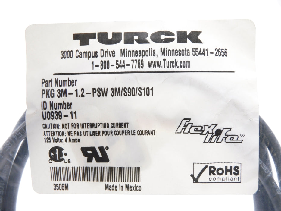 TURCK PKG3M-1.2-PSW3M/S90/S101 NSMP