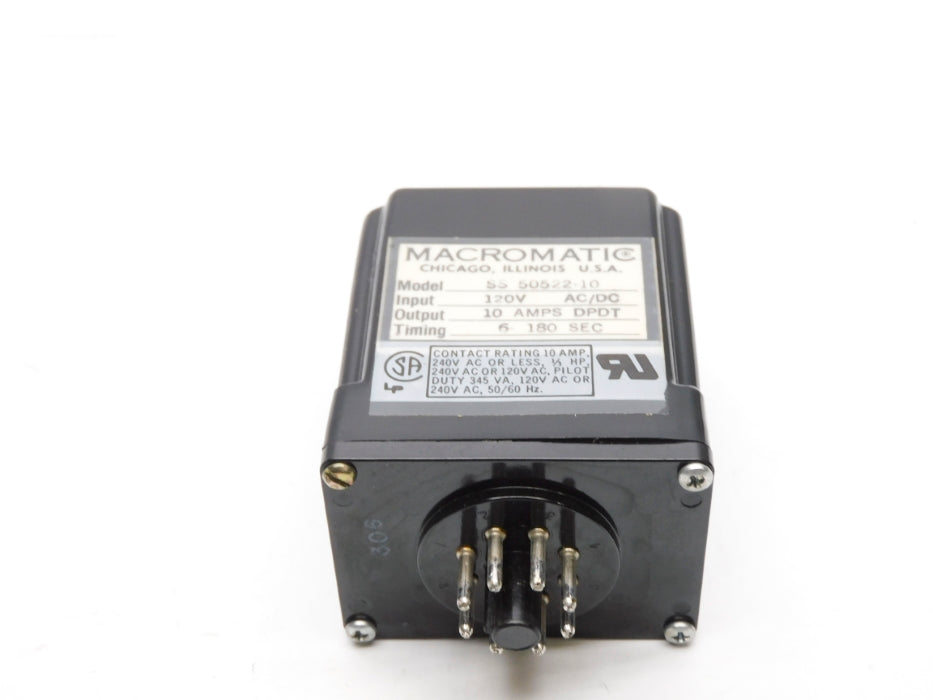 MACROMATIC SS50522-10 6-180S 120VAC/DC UNMP