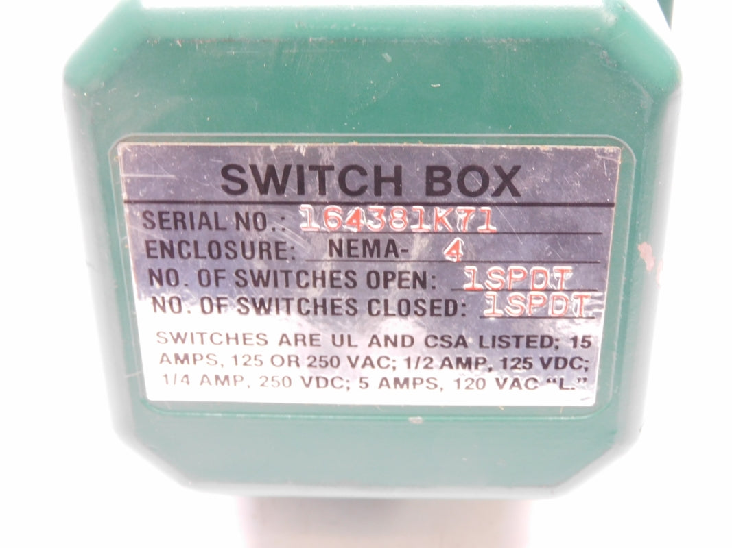 SWITCH 164381K71 1SPDT UNMP