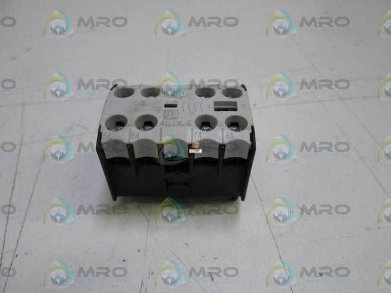 MOELLER CONTACT MODULE  40DIL-E NSNP