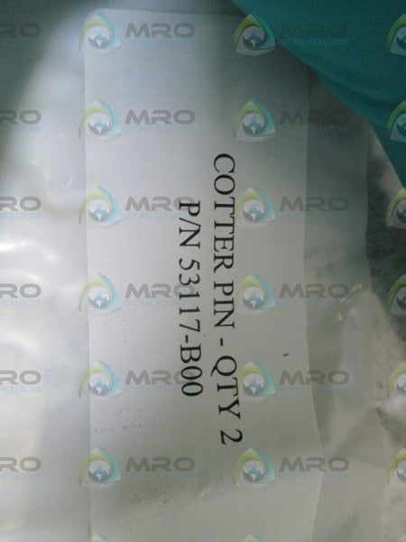 LOT OF 2 COTTER PIN 53117-B00 NSNP IN BAG