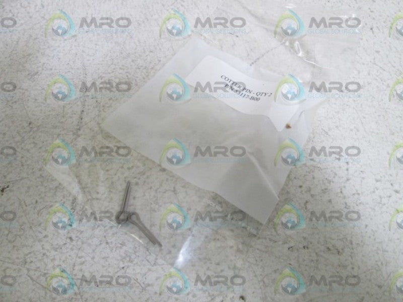 LOT OF 2 COTTER PIN 53117-B00 NSNP IN BAG