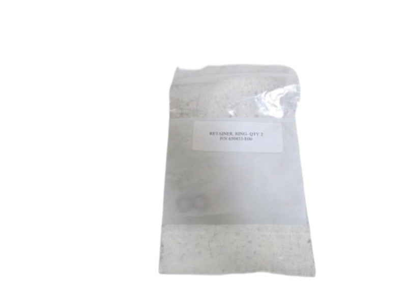 LOT OF 2 RETAINER RING 650433-E00 NSNP IN BAG