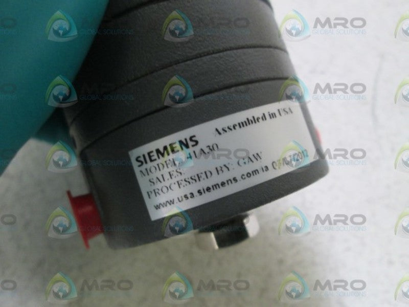 SIEMENS PRESSURE REGULATOR 41A30  NSMP