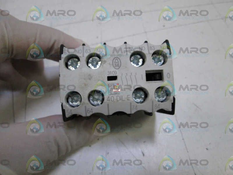 MOELLER CONTACT MODULE  40DIL-E NSNP