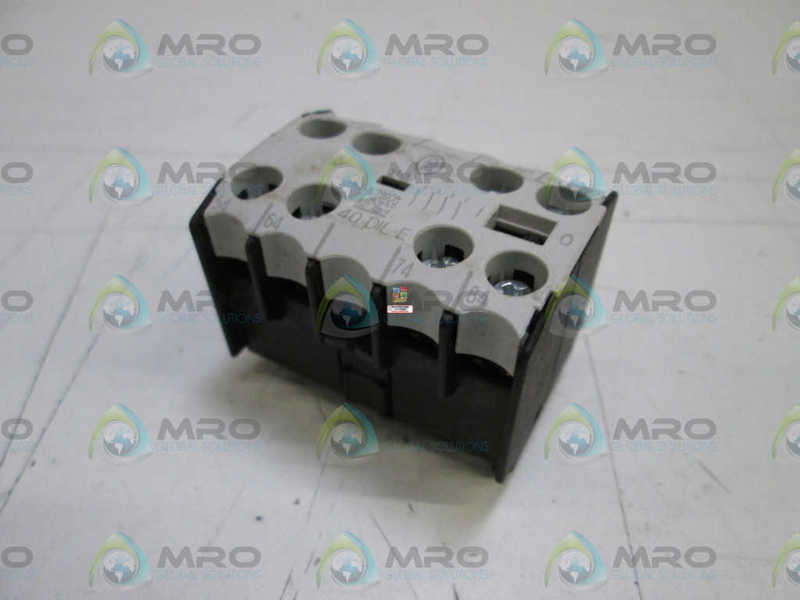 MOELLER CONTACT MODULE  40DIL-E NSNP
