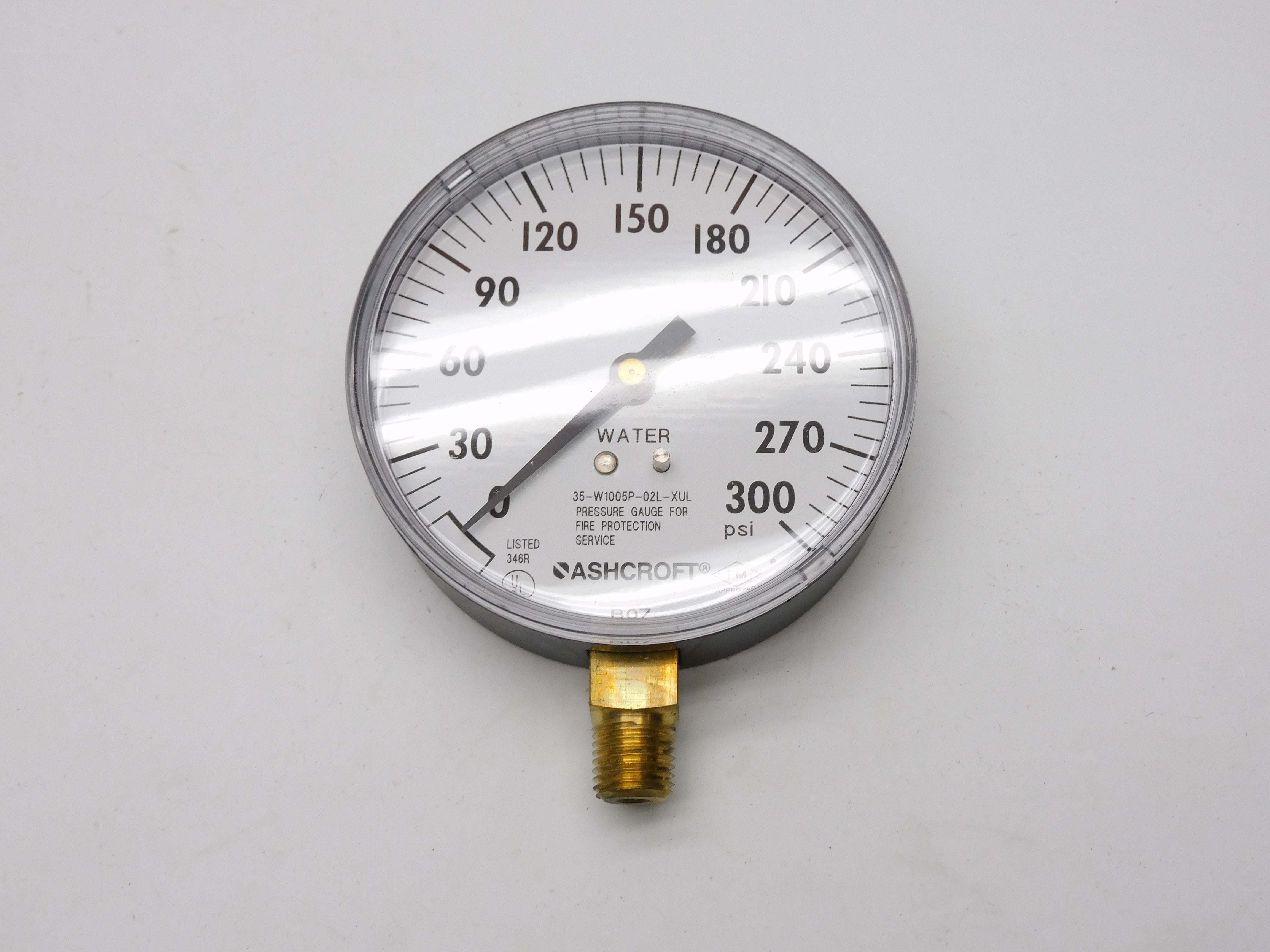ASHCROFT 35W1005PH02LXUL-300# 0/300PSI NSMP