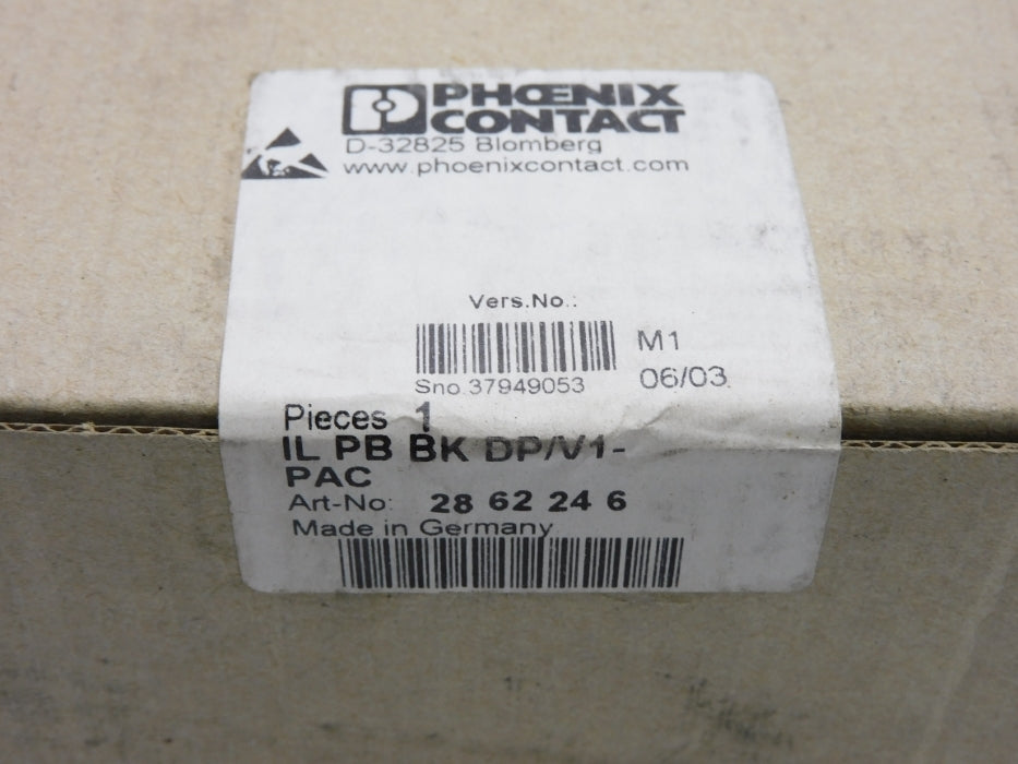 PHOENIX CONTACT ILPBBKDP/V1-PAC 2862246 NSFS