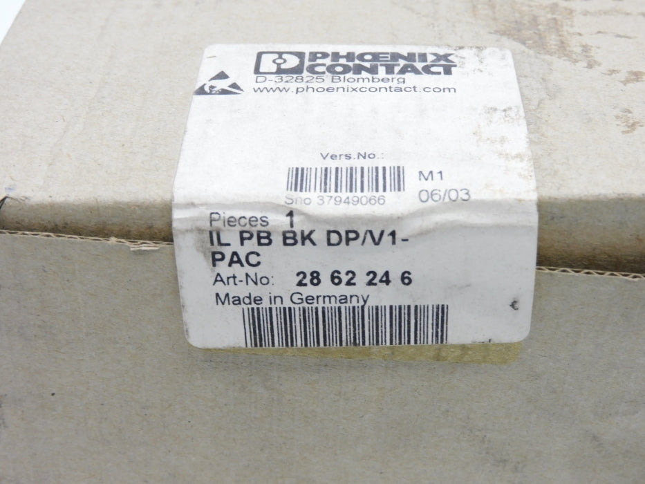 PHOENIX CONTACT ILPBBKDP/V1-PAC 2862246 NSMP