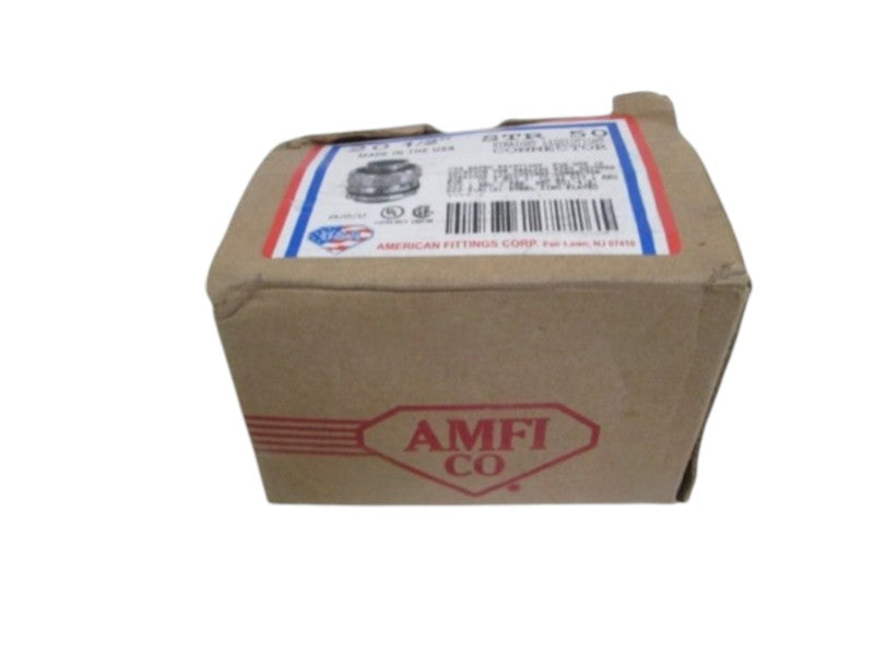 LOT OF 14 AMFI CO. 1/2" CONNECTOR STR50 NSMP