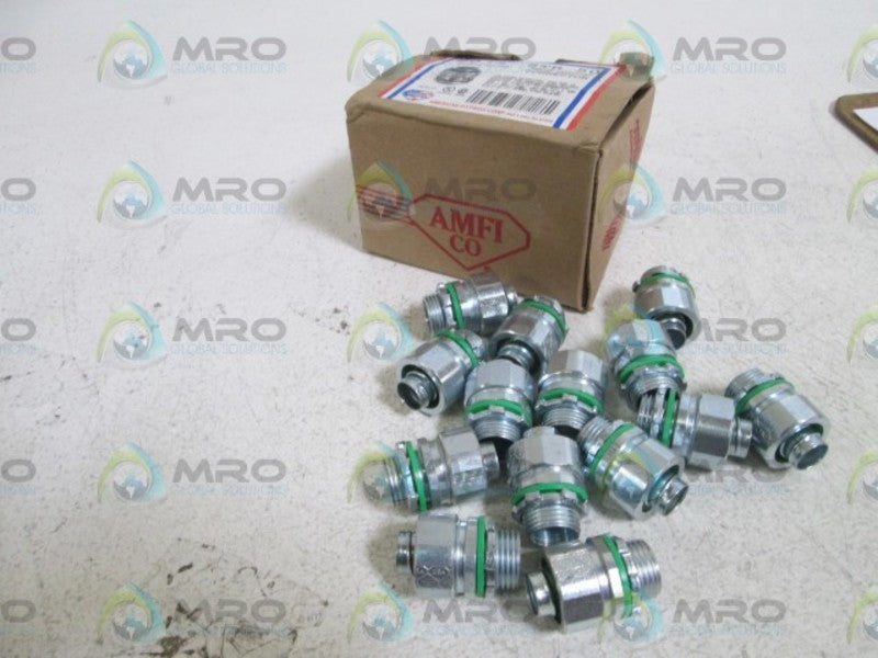 LOT OF 14 AMFI CO. 1/2" CONNECTOR STR50 NSMP