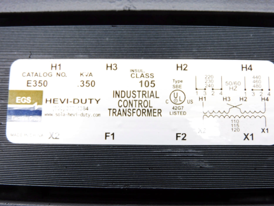 HEVI-DUTY E350 .350KVA NSMP