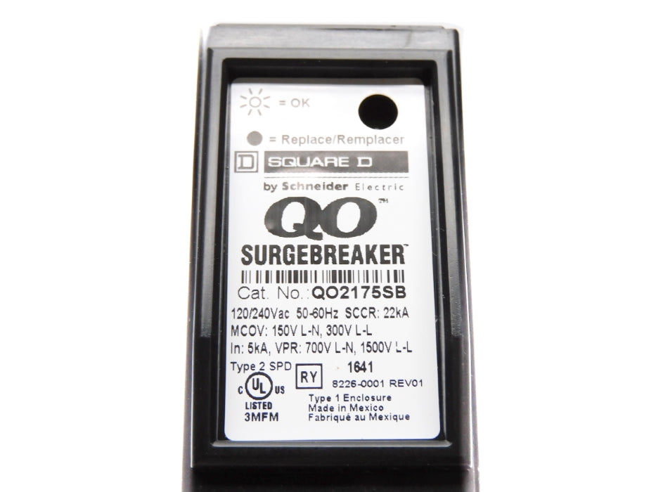 SQUARE D QO2175SB 120/240VAC NSMP