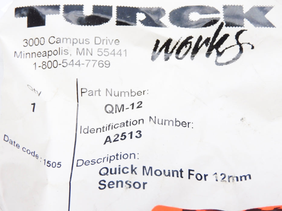 TURCK QM-12 A2513 12MM NSMP