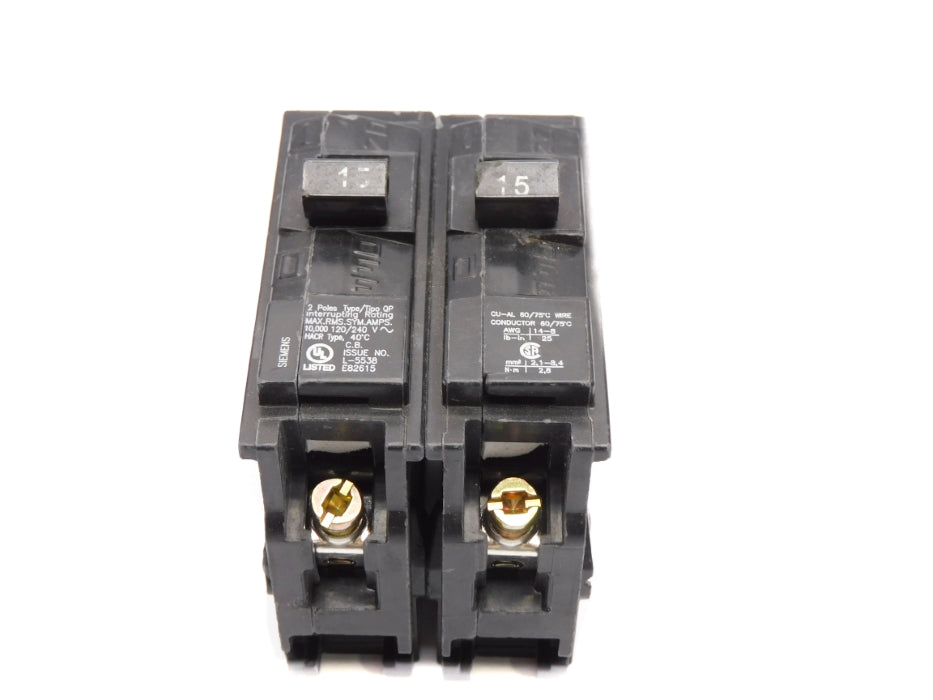 SIEMENS Q215 120/240V 15A NSNP