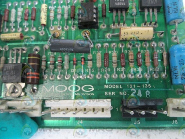 MOOG CIRCUIT BOARD 121-135 UNMP