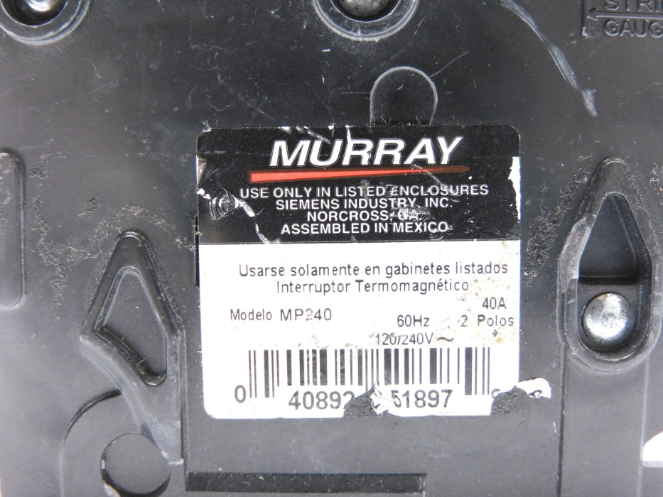 MURRAY MP240 120/240V 40A UNMP